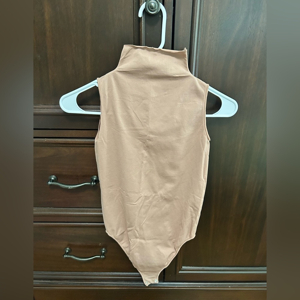 SKIMS Tan Sleeveless Bodysuit